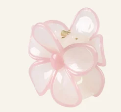 Hårklämma rosa - 4,5x4,2x3,5 cm