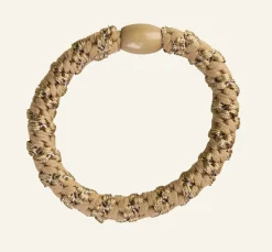 Hårsnodd beige - 6,5x6,5 cm