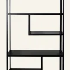 Hylla svart - 85x35x188 cm