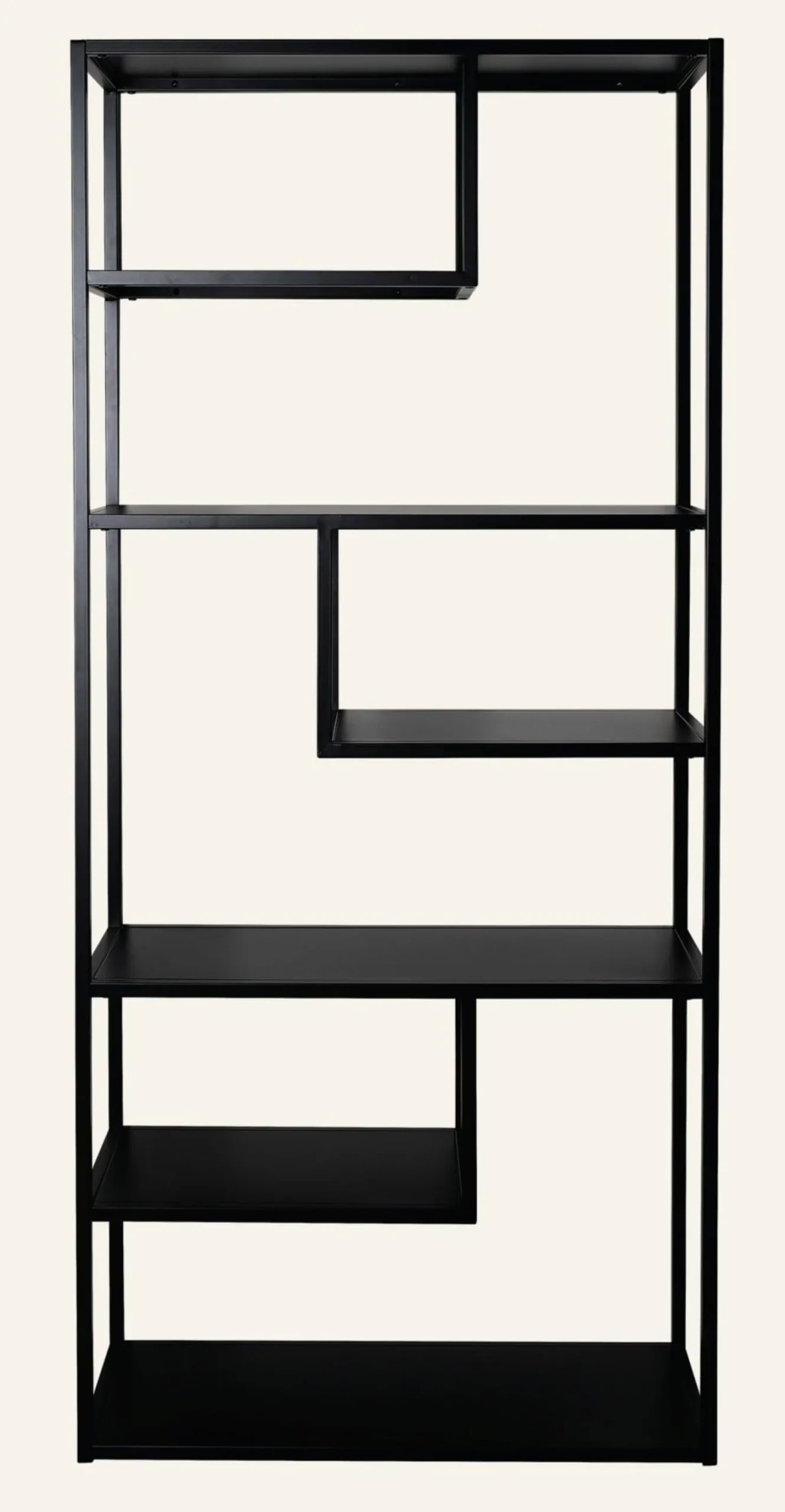 Hylla svart - 85x35x188 cm