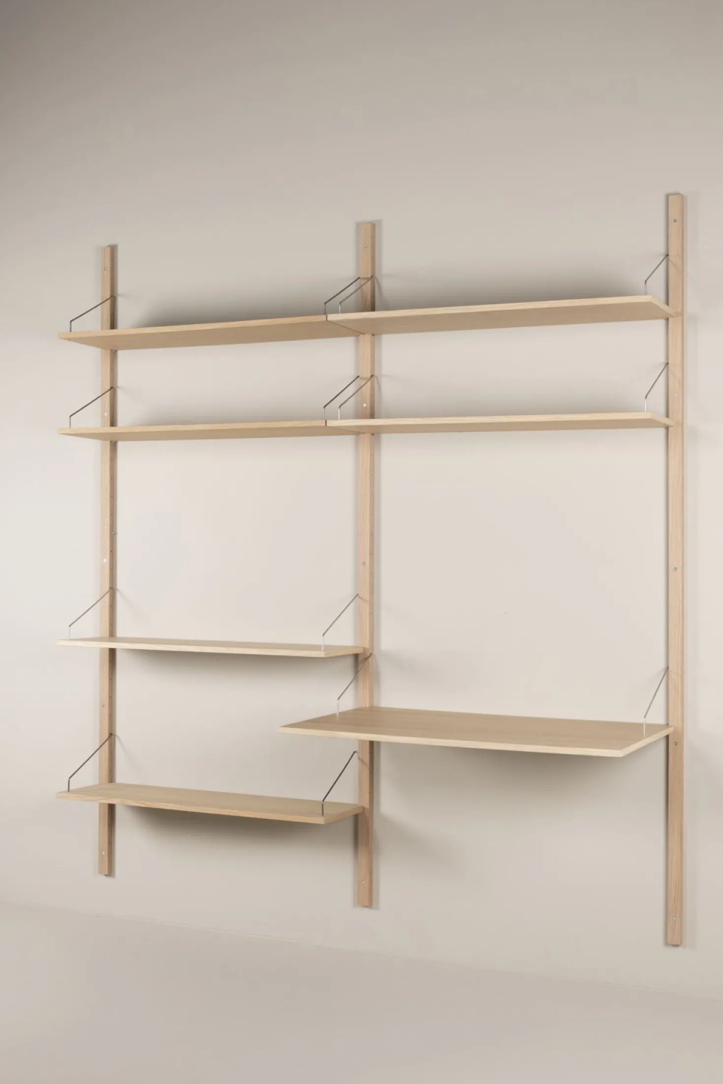 Hyllsystem kombination 8 natur - 220x204 cm