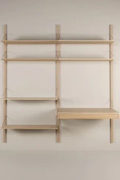 Hyllsystem kombination 7 natur - 220x204 cm