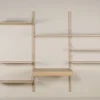 Hyllsystem kombination 4 natur - 220x304 cm