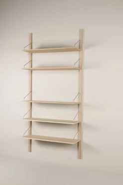 Hyllsystem kombination 1 natur - 220x104 cm