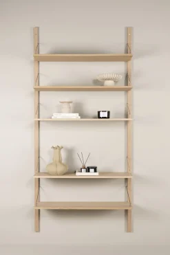Hyllsystem kombination 1 natur - 220x104 cm