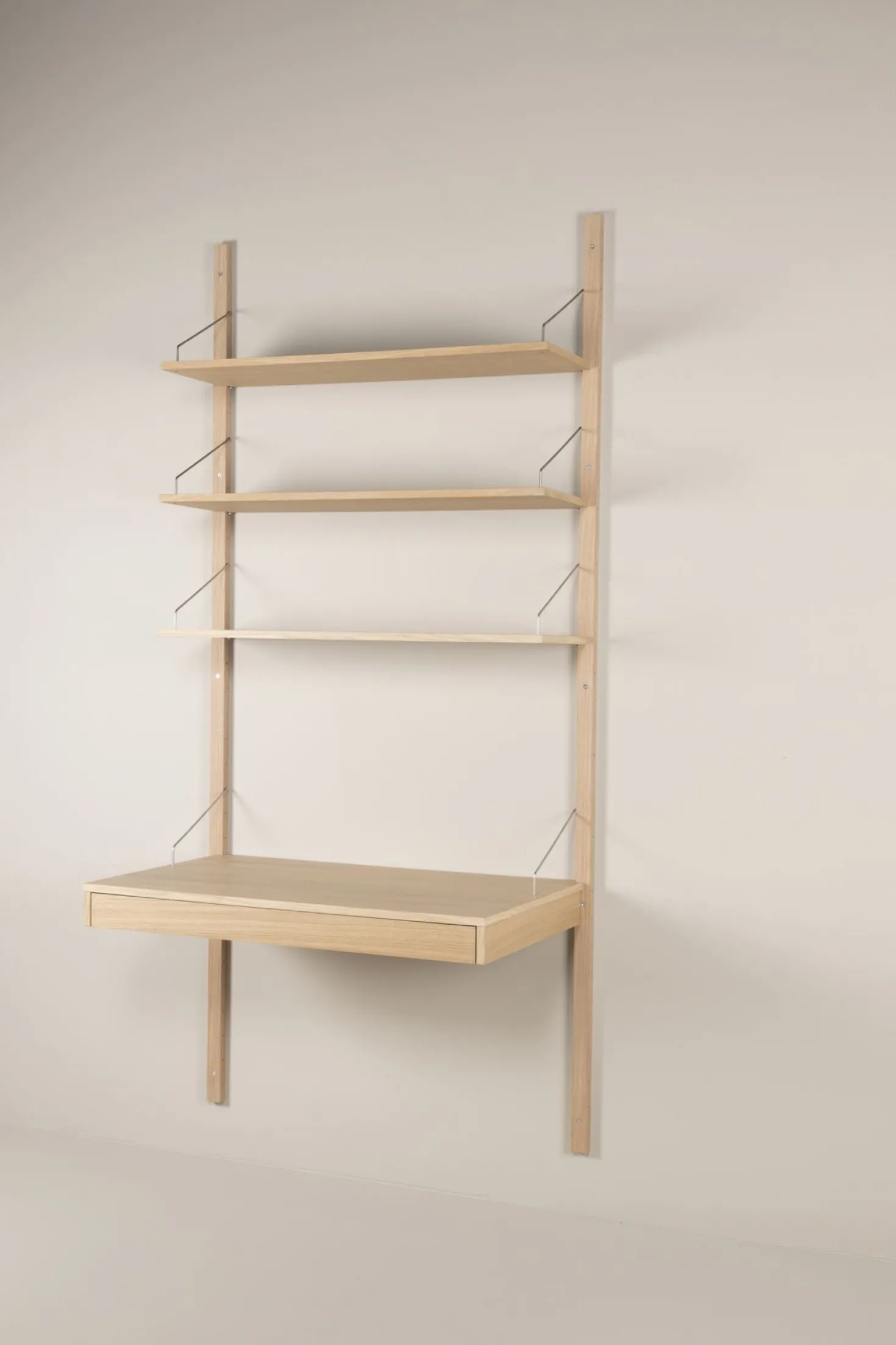 Hyllsystem kombination 2 natur - 220x104 cm