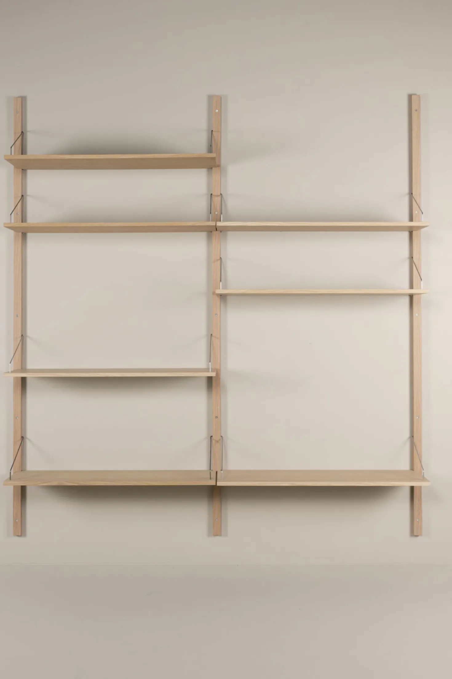 Hyllsystem kombination 6 natur - 220x204 cm