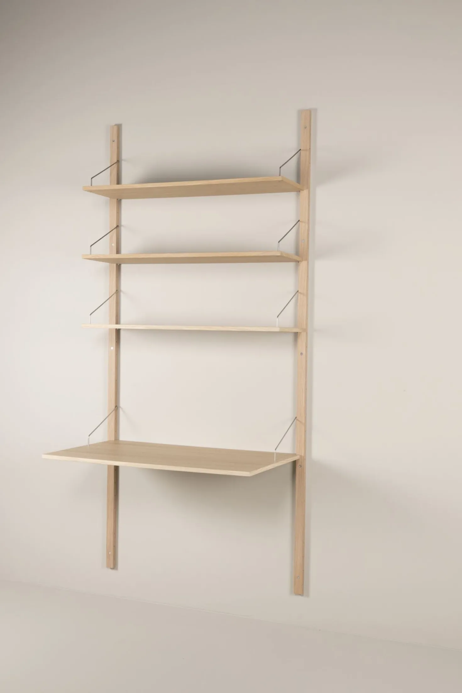 Hyllsystem skrivbordsskiva natur - 100x60x2 cm