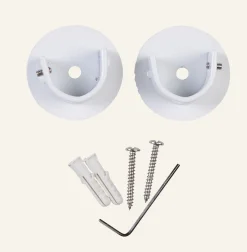 Invändiga fästen för gardinstång vit - 22/25 mm