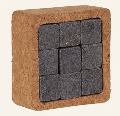 Isbitar grå - 7,8x7,8x2,9 cm