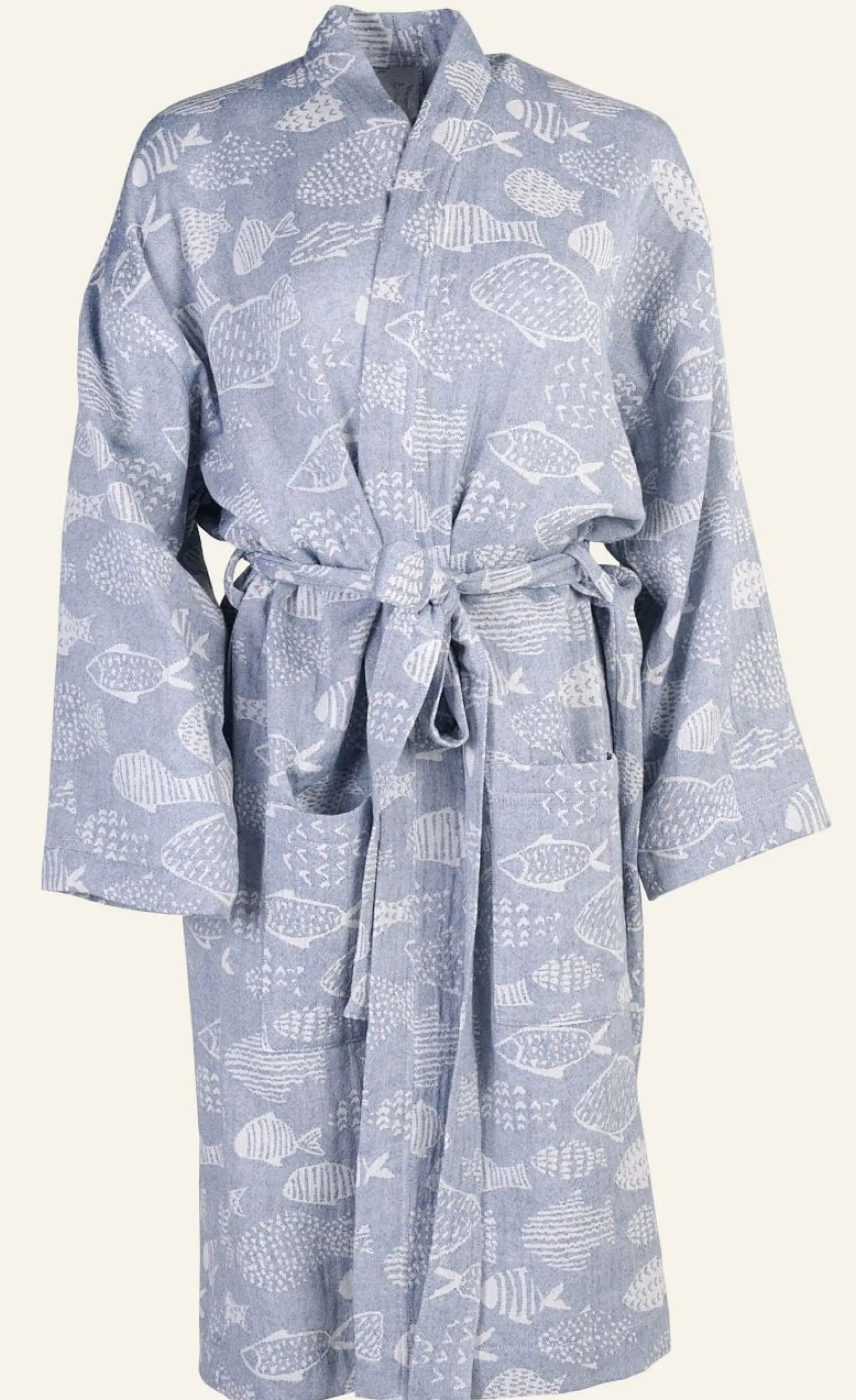 Kimono blå - 75x105 cm