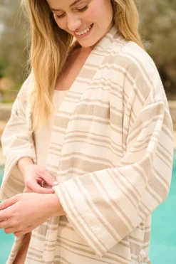 Kimono multi/beige - one size