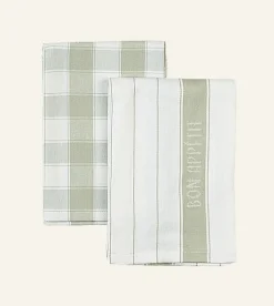 Kökshandduk grön - 47x70x0,5 cm
