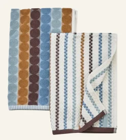 Kökshanddukar 2 pk blå - 45x70 cm