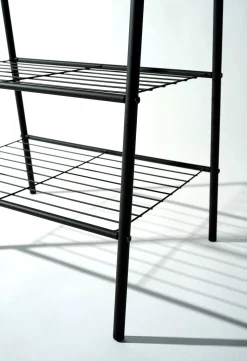 Klädhängare svart - 60x45x152 cm