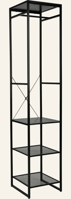 Klädhängare svart - 44x46,5x215 cm