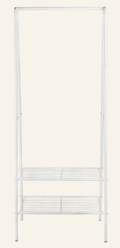 Klädhängare vit - 60x45x152 cm