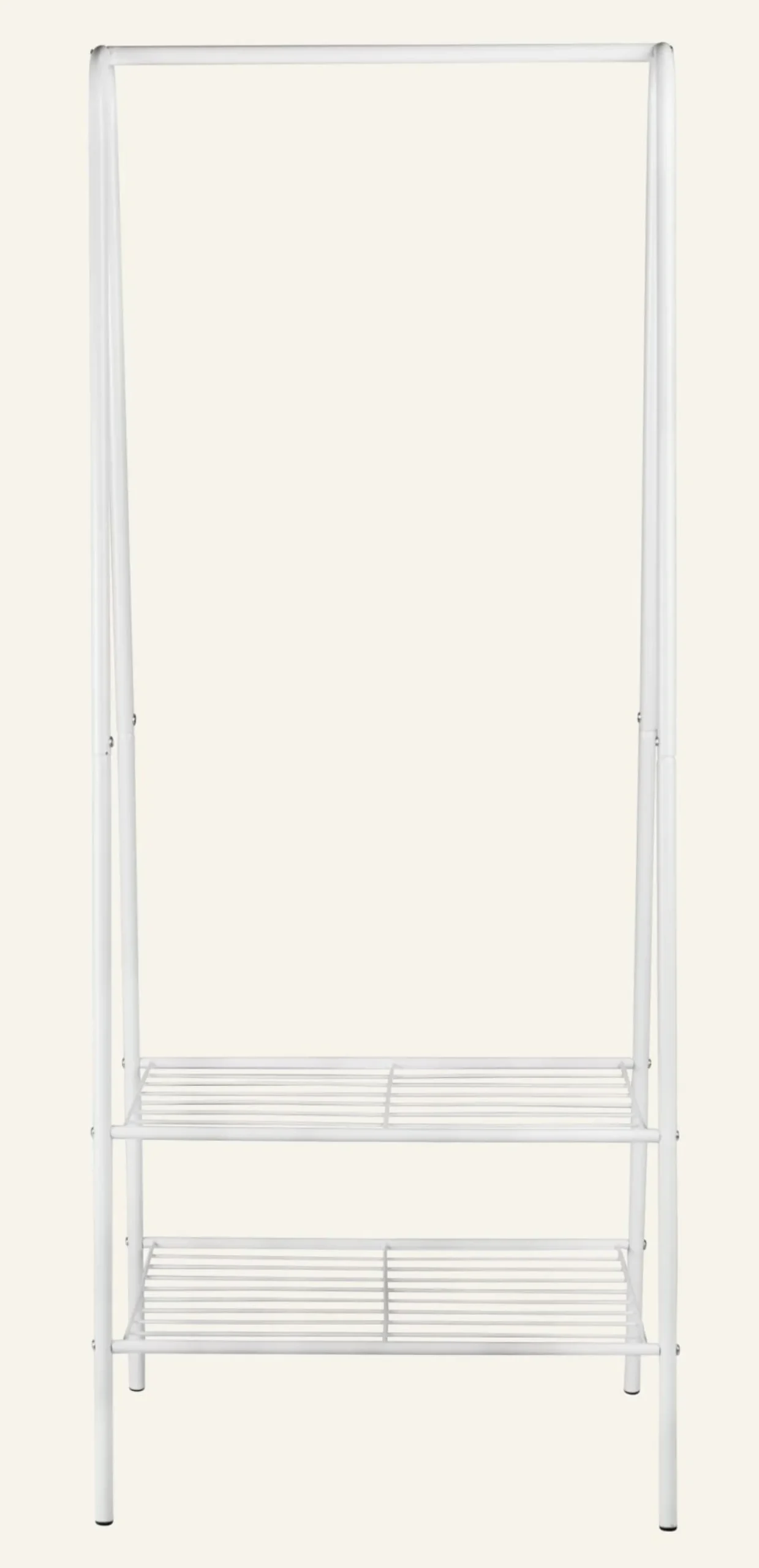 Klädhängare vit - 60x45x152 cm