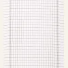 Kockhandduk vit - 50x100 cm
