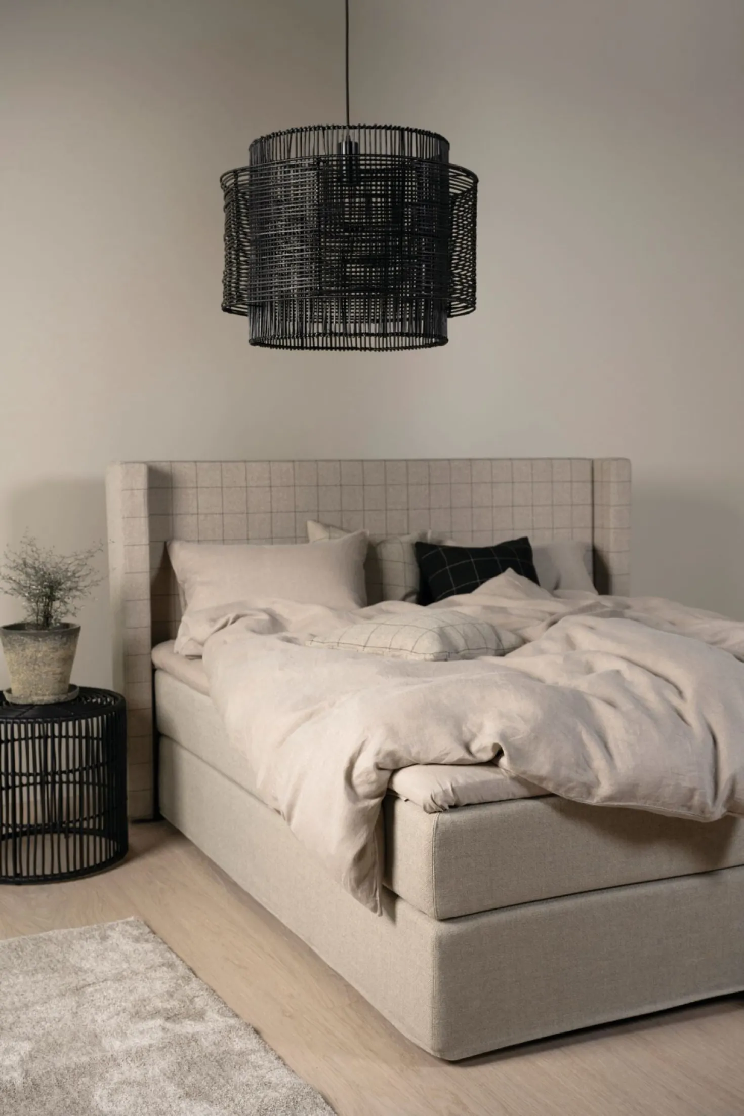 Kontinentalsäng beige - 180x200 cm