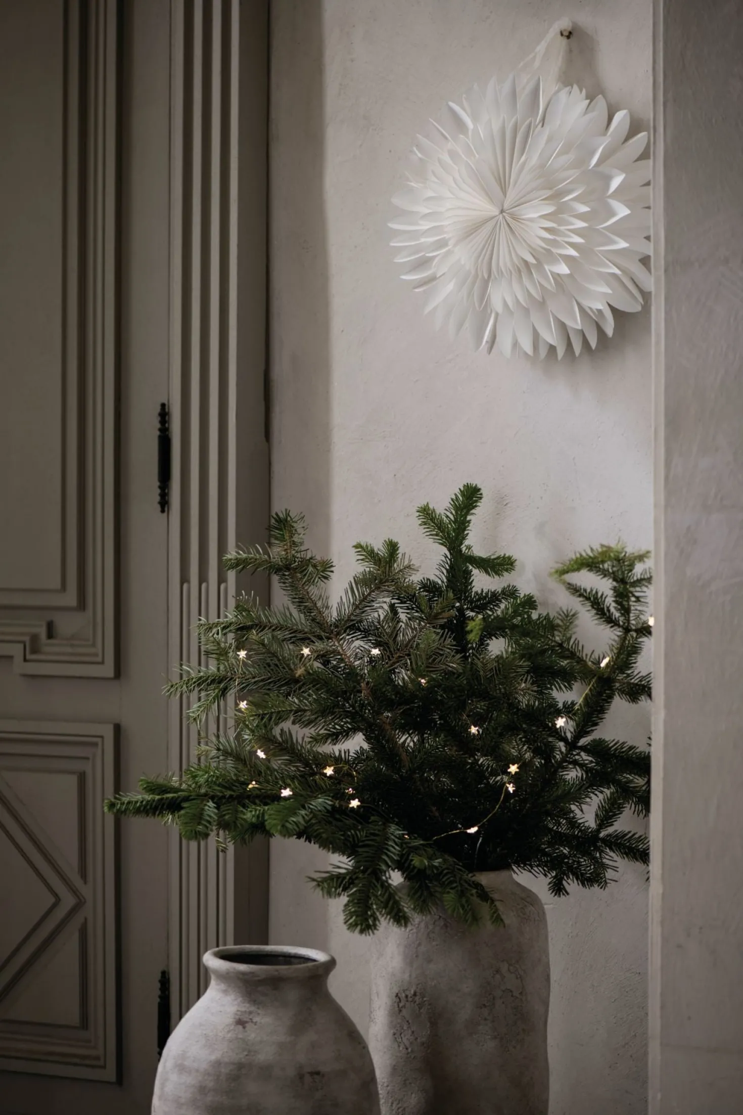 Kruka offwhite - 25x25x70 cm