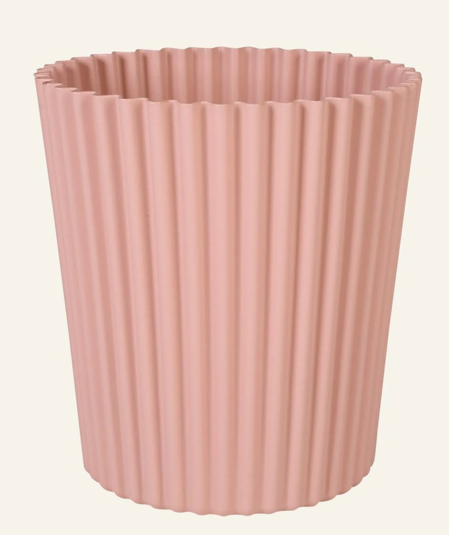 Kruka utomhus puderrosa - 39x39x44 cm