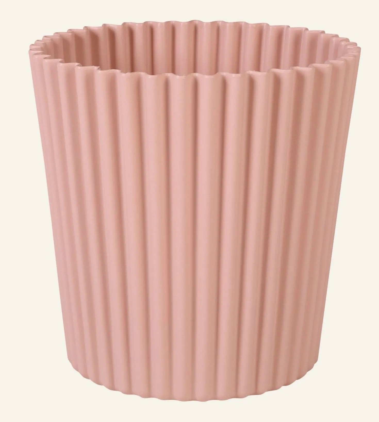 Kruka utomhus puderrosa - 39x39x44 cm