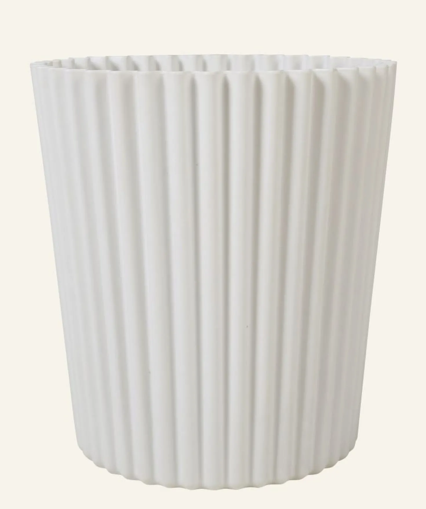 Kruka utomhus vit - 33x33x35 cm