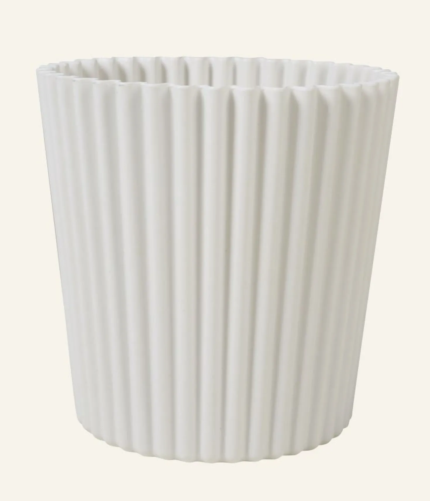 Kruka utomhus vit - 33x33x35 cm
