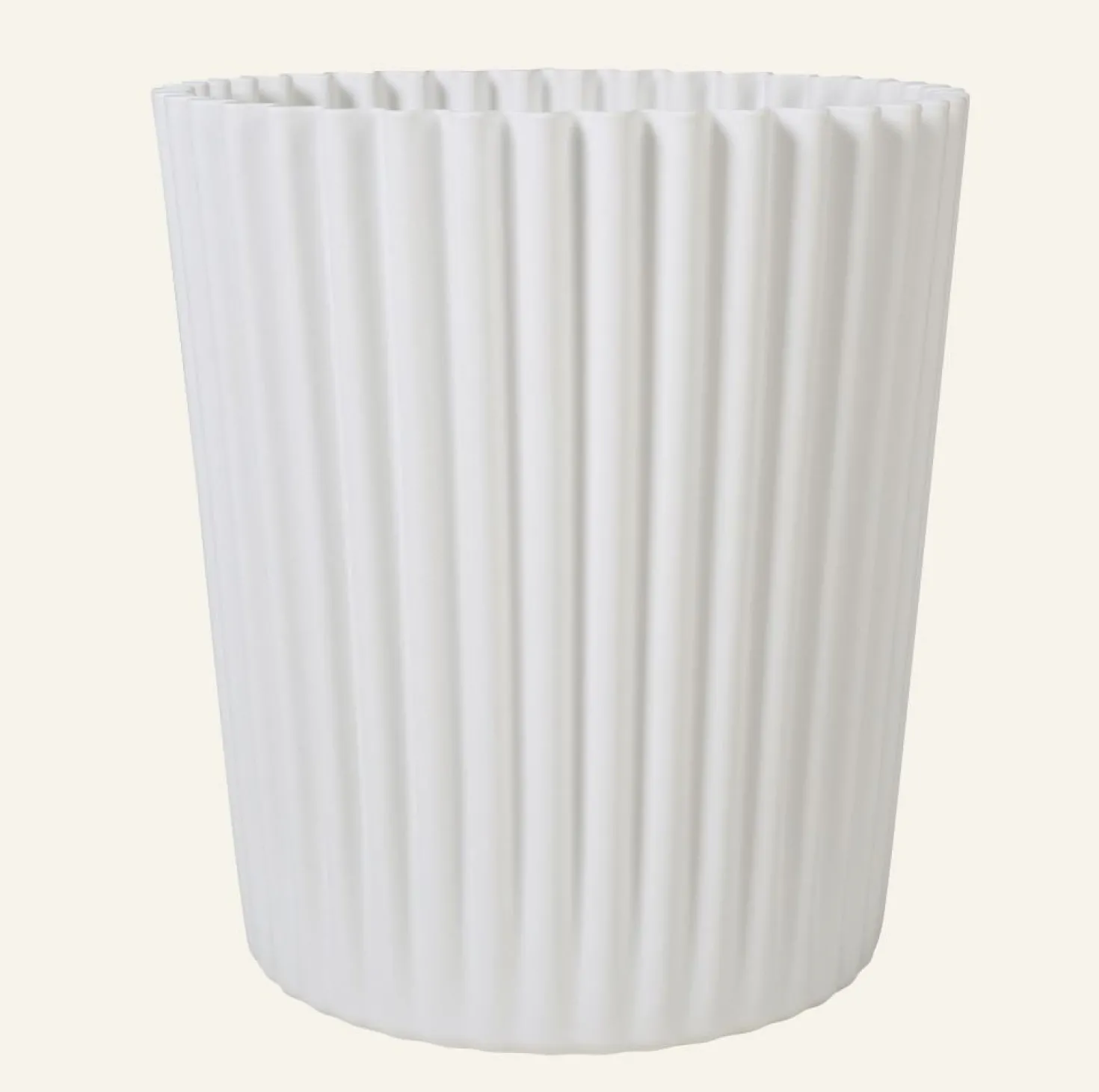 Kruka utomhus vit - 33x33x35 cm
