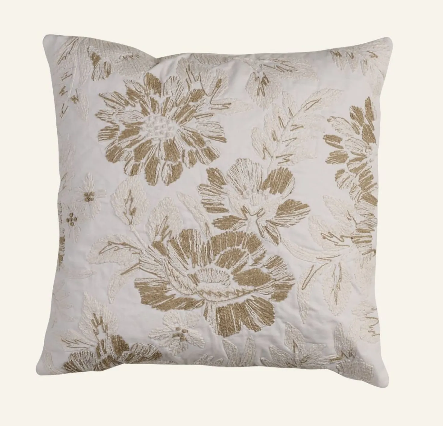 Kuddfodral beige - 50x50 cm