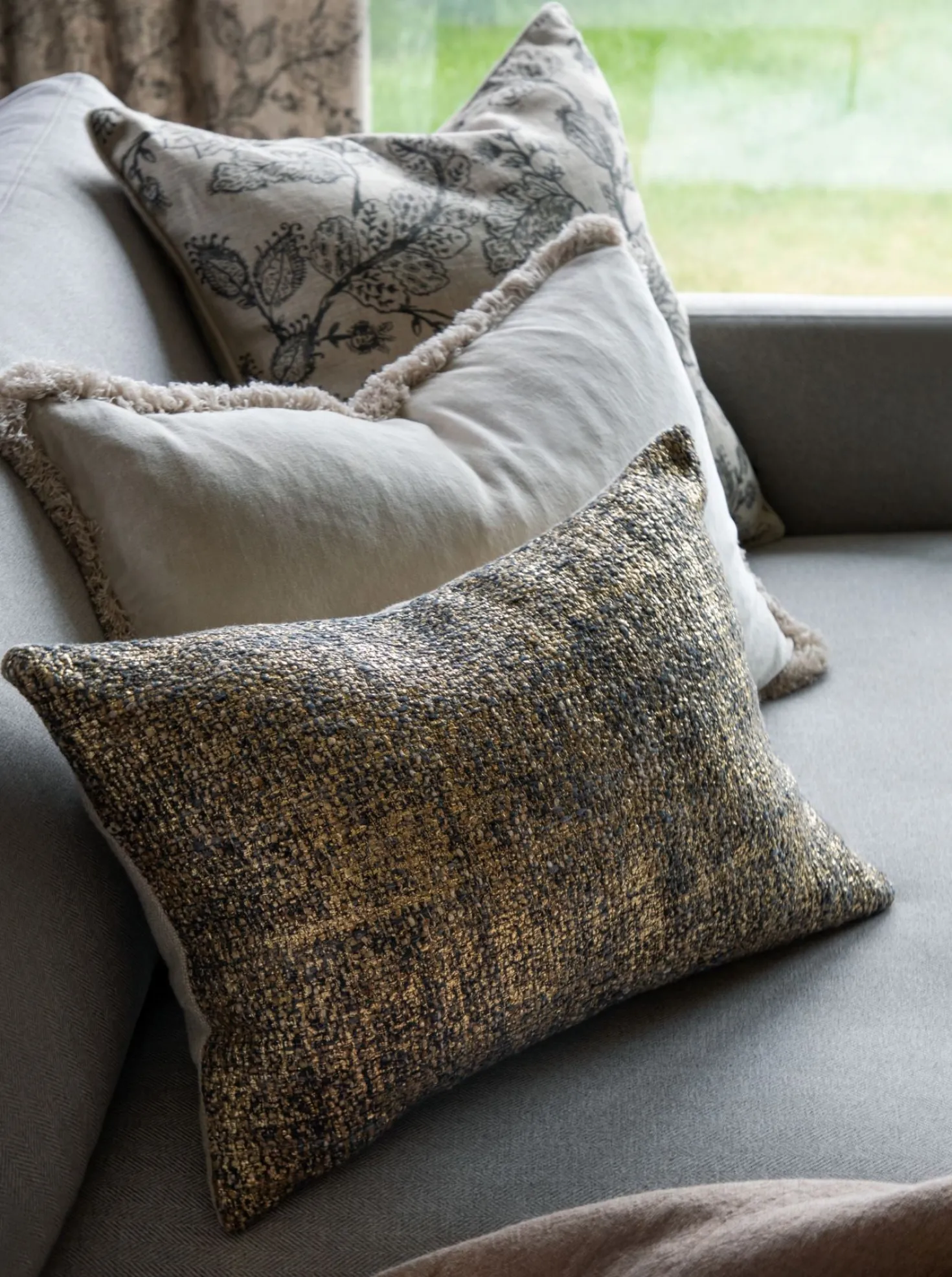Kuddfodral beige - 40x60 cm