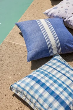 Kuddfodral blå - 50x50 cm