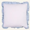 Kuddfodral multi/vit - 45x45 cm