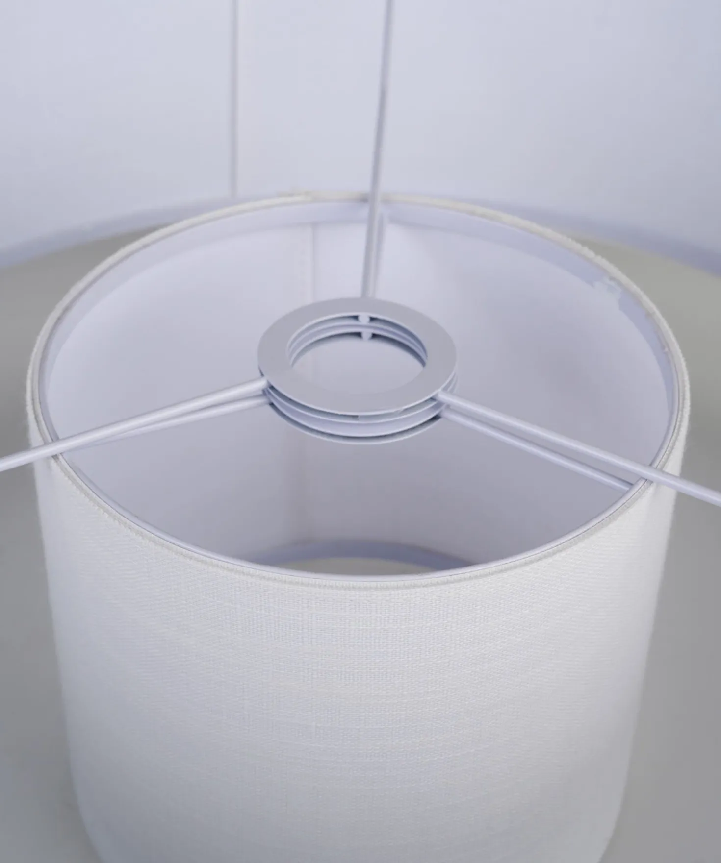 Lampskärm vit - 28 cm ø52
