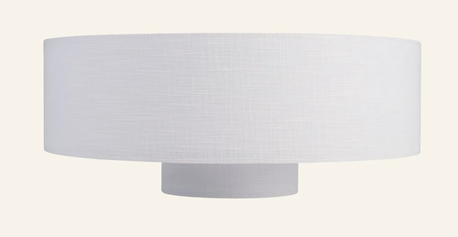 Lampskärm vit - 28 cm ø52