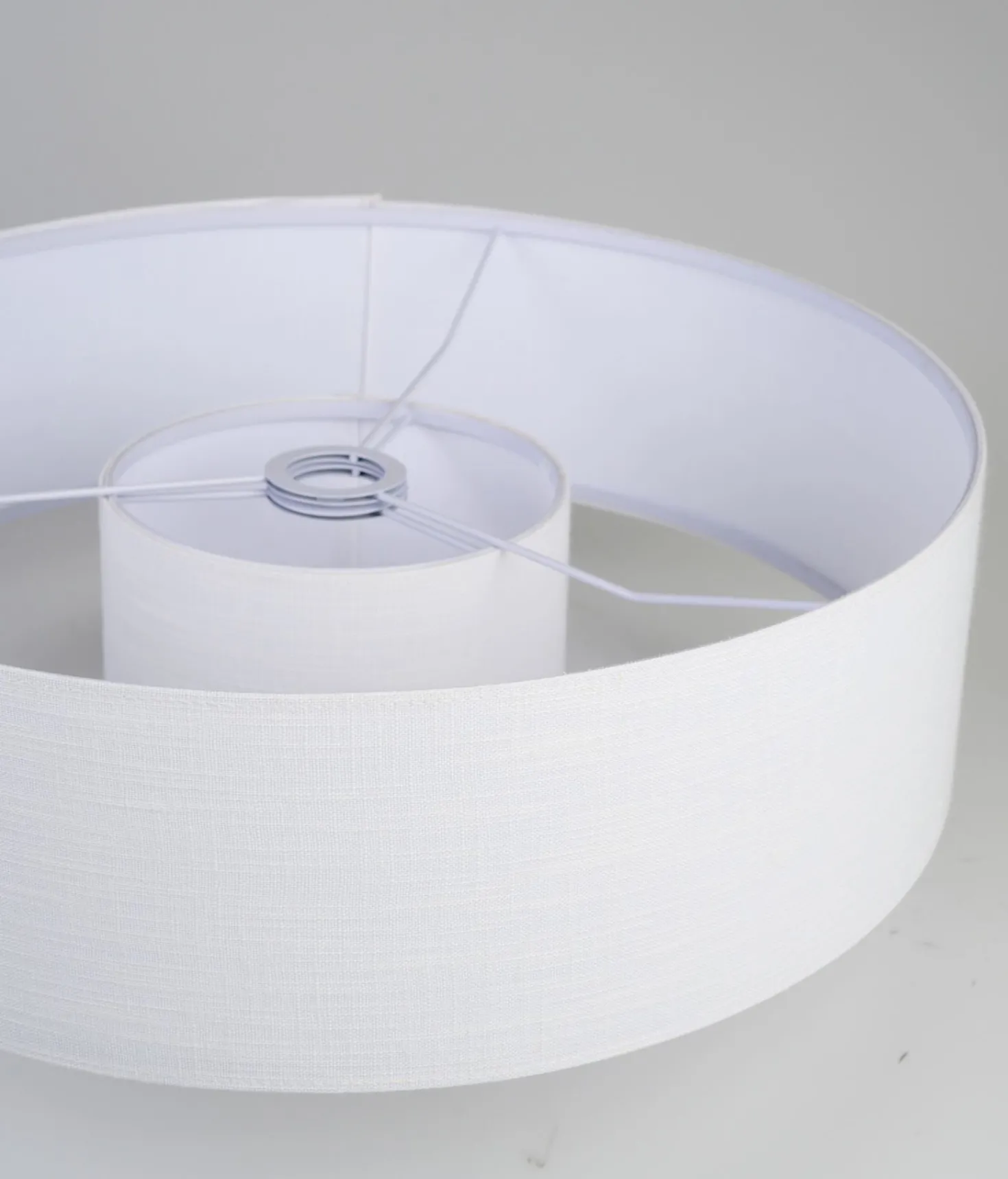 Lampskärm vit - 28 cm ø52