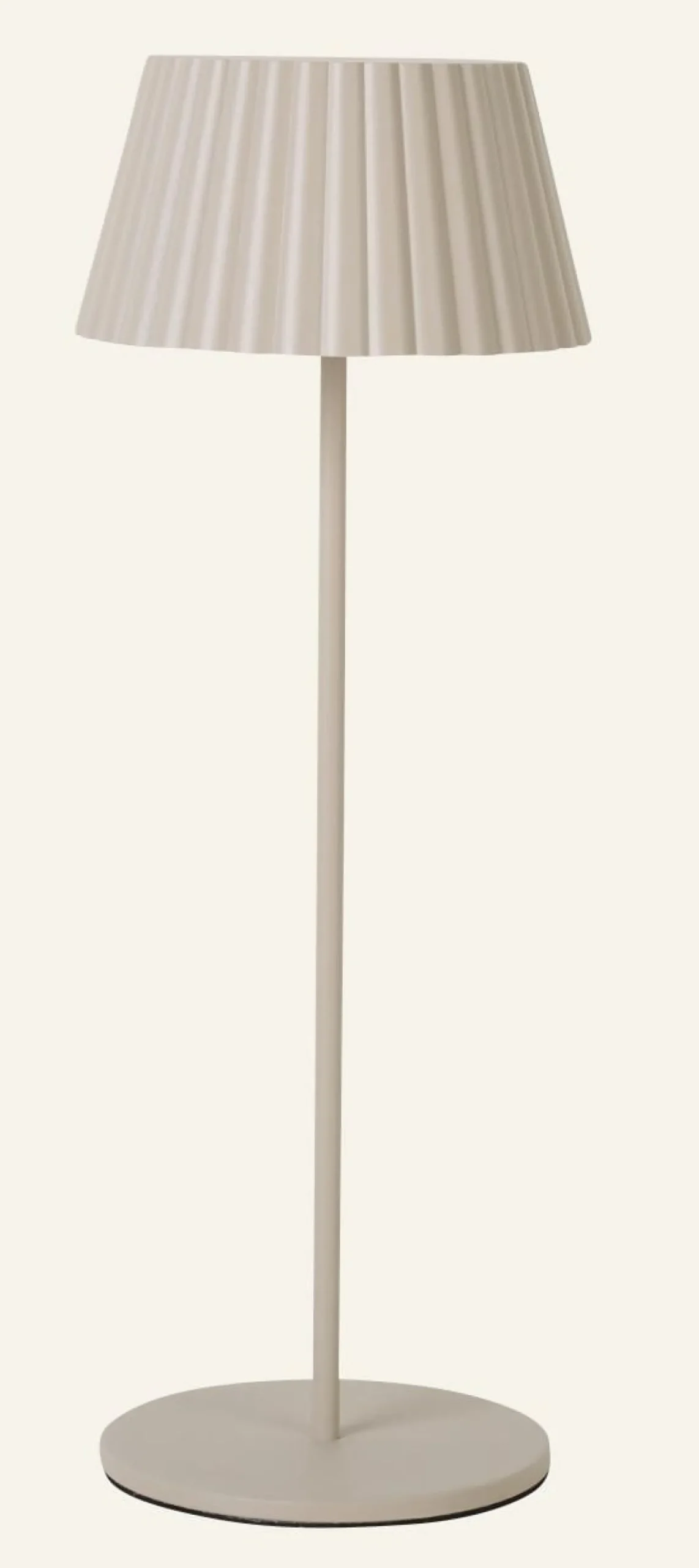 Led bordlampa beige - 37,5 cm ø13,5