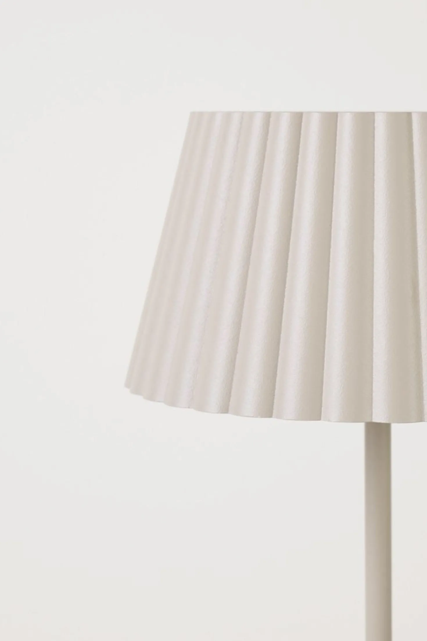 Led bordlampa beige - 37,5 cm ø13,5
