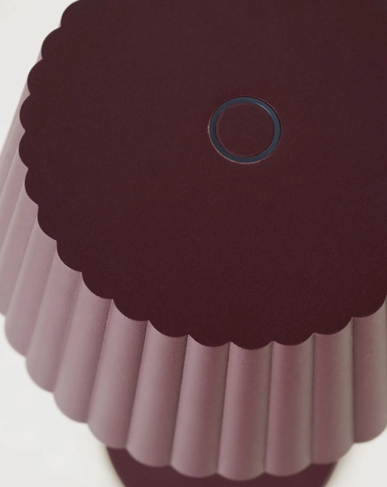 Led bordlampa burgundy - 37,5 cm ø13,5