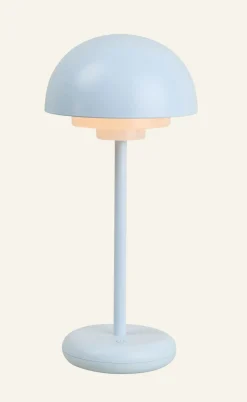 Led bordlampa ljusblå - 28,2 cm ø13,7