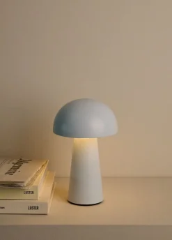 Led bordlampa ljusblå - 21,5 cm ø13,7