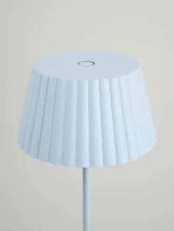 Led bordlampa ljusblå - 37,5 cm ø13,5