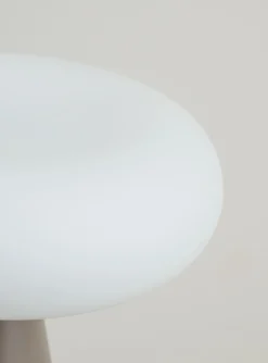Led bordlampa ljusbrun - ø15,6x20,6 cm