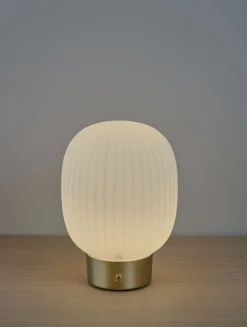 Led bordlampa mässing - 20 cm ø14,2