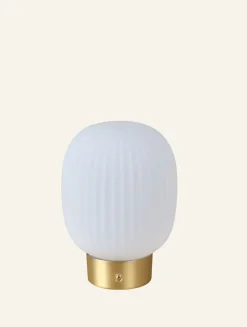 Led bordlampa mässing - 20 cm ø14,2