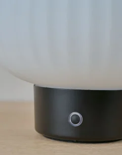 Led bordlampa svart - 13,4 cm ø15,6