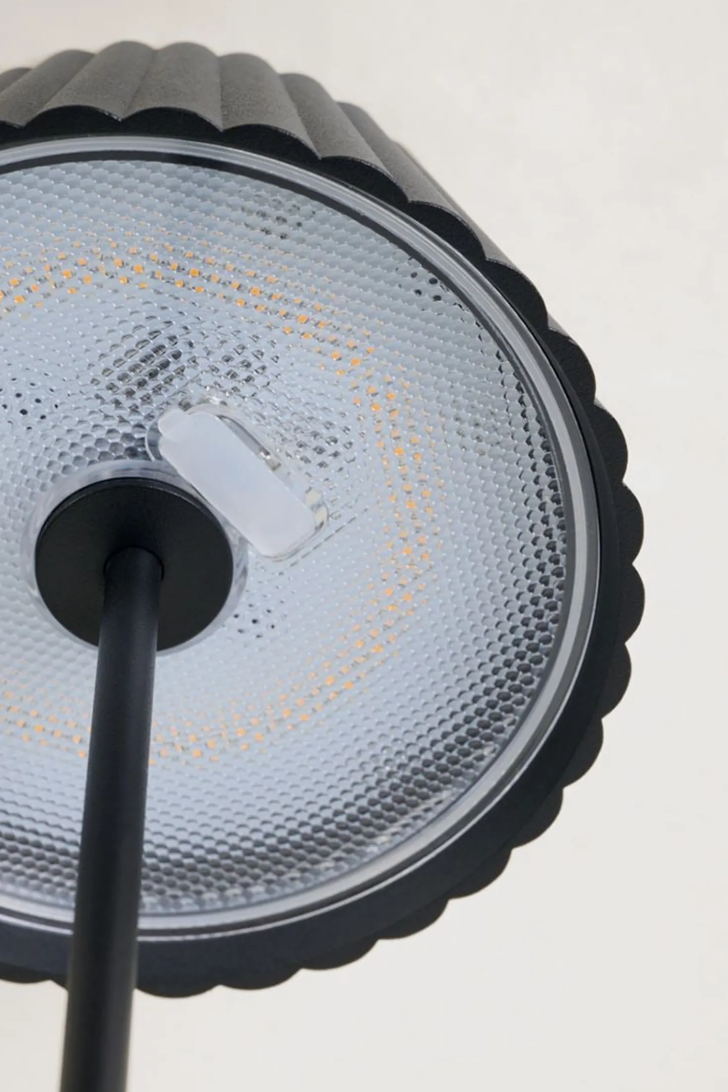 Led bordlampa svart - 37,5 cm ø13,5