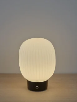 Led bordlampa svart - 20 cm ø14,2