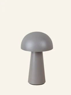 Led bordlampa taupe - 21,5 cm ø13,7